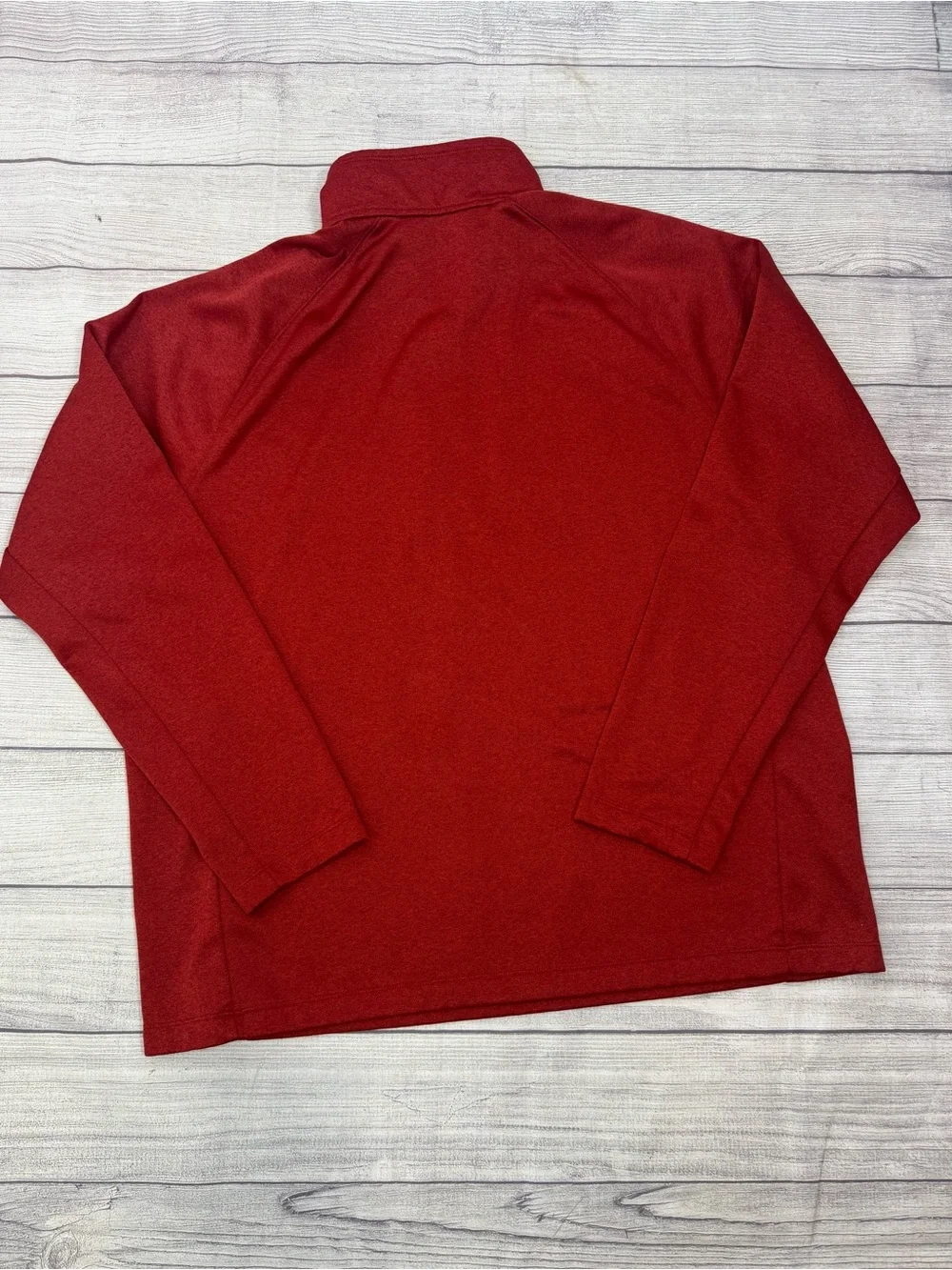 The North Face Men’s XXL Red Quarter Zip Fleece Pullover Athletic Jacket